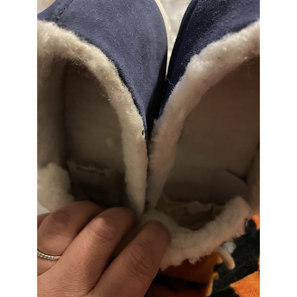 New Haband Diabetic Comfort Slip On‎ Shoes Sz 9 Cozy Fuzzy Soft - Picture 4 of 5